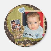 Ptit Marin Fridge Magnet