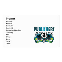 Publishers Gone Wild Business Card Templates