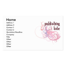 Publishing Babe Business Cards