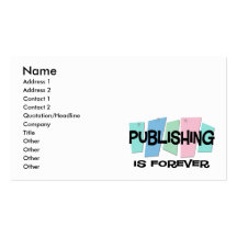 Publishing Is Forever Business Cards