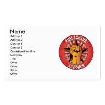 Publishing Is Power Business Card