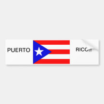 PUERTO RICO  BUMPER STICKER