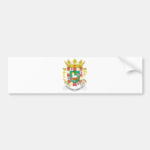 Puerto Rico Coat Of Arms Bumper Sticker
