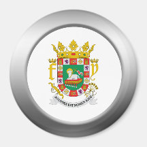 Puerto Rico Coat of Arms Magnet