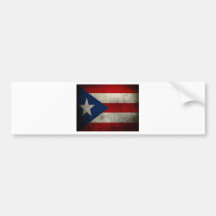 Puerto Rico Flag Bumper Sticker