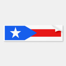 Puerto Rico Flag Bumper Stickers