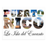 Puerto Rico La Isla Del Encanto Montage Postcard