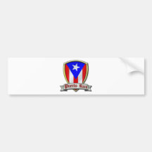 Puerto Rico - Shield2 Bumper Sticker