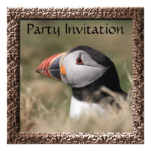Puffin Party Invitation