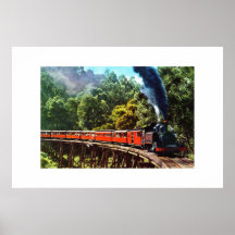PUFFING BILLY IN AUSTRALIA POSTERS