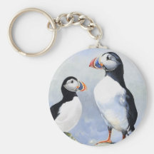 Puffins Key Chain