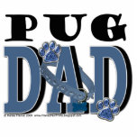 Pug DAD Acrylic Cut Out