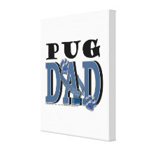 Pug DAD Canvas Prints