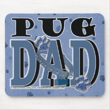 Pug DAD Mouse Mat