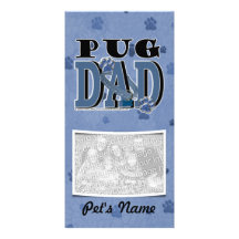 Pug DAD Photo Card