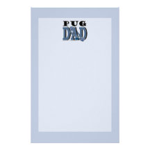 Pug DAD Stationery Paper