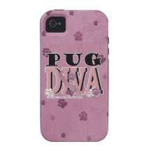 Pug DIVA Case-Mate iPhone 4 Cover