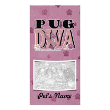 Pug DIVA Photo Cards