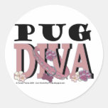 Pug DIVA Sticker