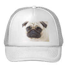 Pug Dog Baseball Cap Mesh Hats
