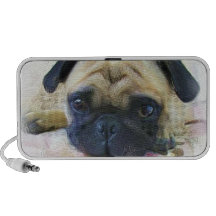 Pug dog doodle speaker
