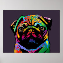 Pug Dog Print