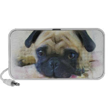 Pug dog speakers