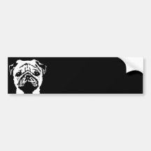 Pug Gifts - Bumper Sticker