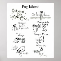 Pug Idioms Print