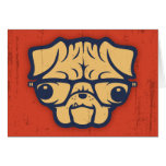 Pug Nerd Card