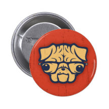 Pug Nerd Pins