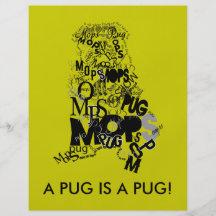 Pug of types full color flyer