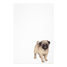 Pug Puppy Stationery