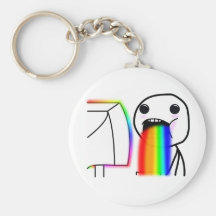 Pukes Rainbows Keychains
