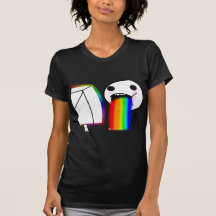 Pukes Rainbows T-shirt