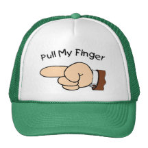 Pull My Finger Truckers Hat Mesh Hats