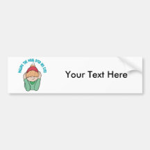 Pulling The Wool Over His Eyes ~ Word Play Bumper Stickers