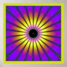 Pulsating Blossom Posters
