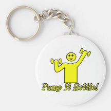 Pump It Hottie Keychain