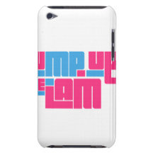 pump up jam-blue.png barely there iPod case