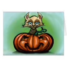 Pumpkin Cat Cards