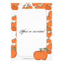 Pumpkin Invitation