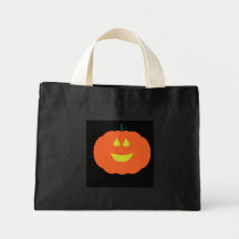 Pumpkin Jack O Lantern Tote Tote Bags