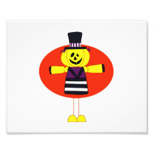Pumpkin man cartoon orange behind photo art