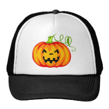 Pumpkin Mesh Hat