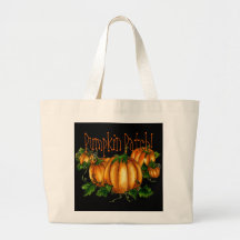 PUMPKIN PATCH! by SHARON SHARPE Tote Bags