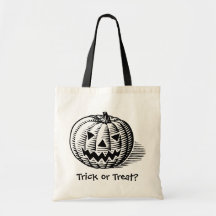 Pumpkin Trick or Treat? Canvas Bag