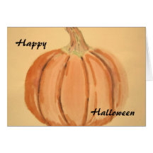 Pumpkin Watercolor Cards