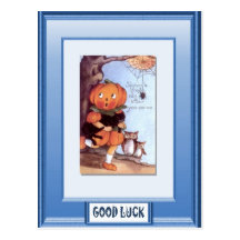 Pumpkinhead girl post cards