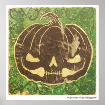 Pumpkin's Smile Posters